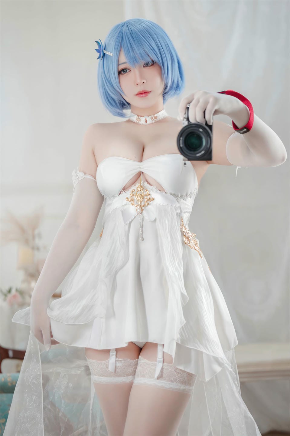 半半子 - 碧蓝航线 恰巴耶夫 白骑兵的旋律 礼服 [64P2V-306M] 1 (46).jpg